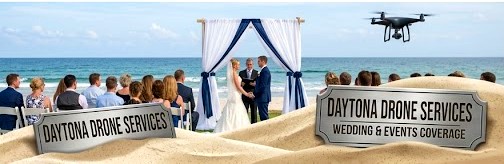 Daytona Drone Services Wedding Beach Drone